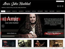 Tablet Screenshot of amirjohnhaddad.com